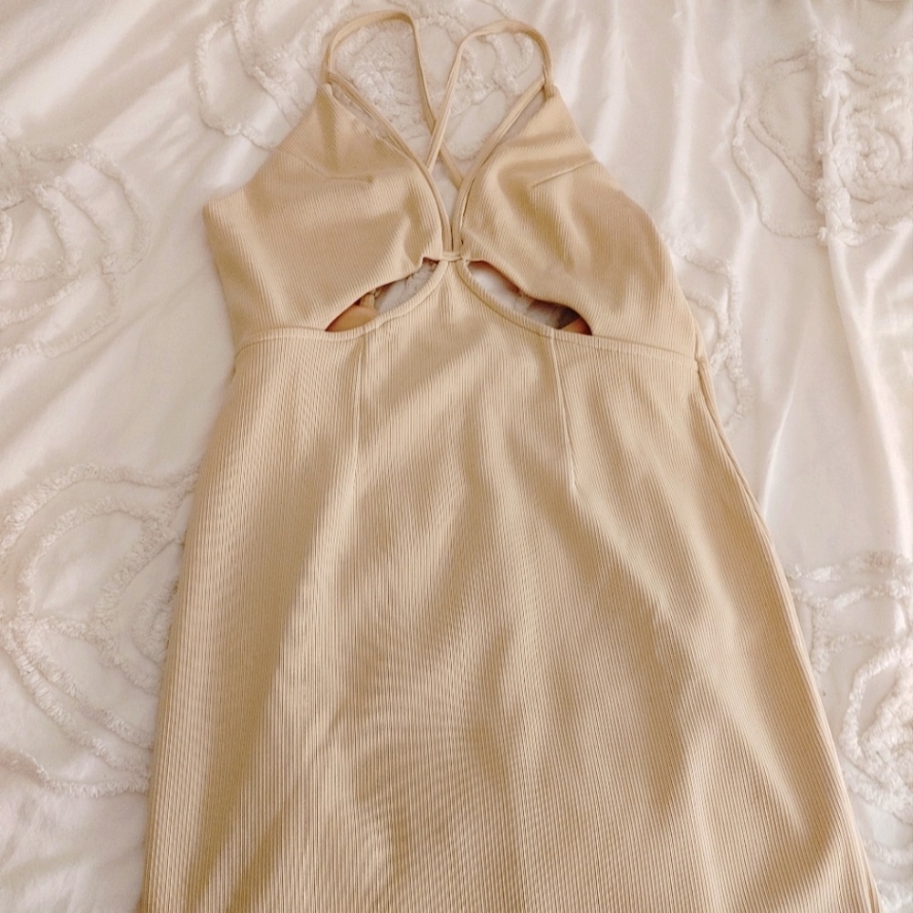 Jean Jail Bodycon Cutout Dress